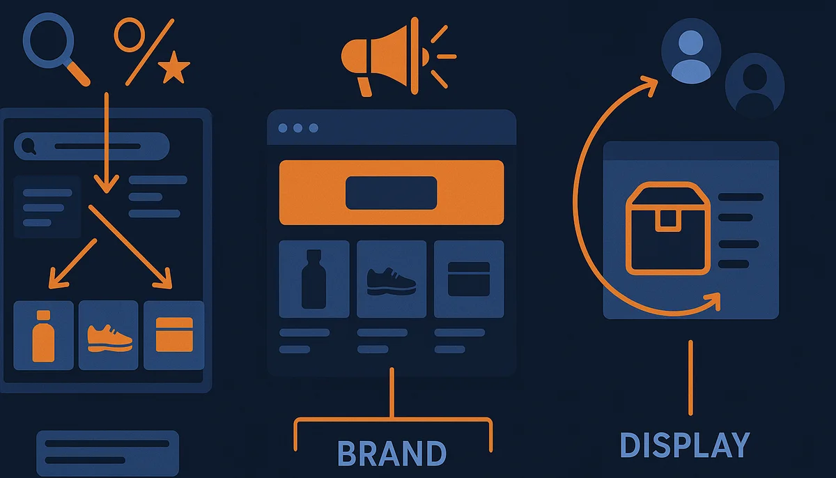 Sponsored Products vs Sponsored Brands vs Sponsored Display: Ghid Complet